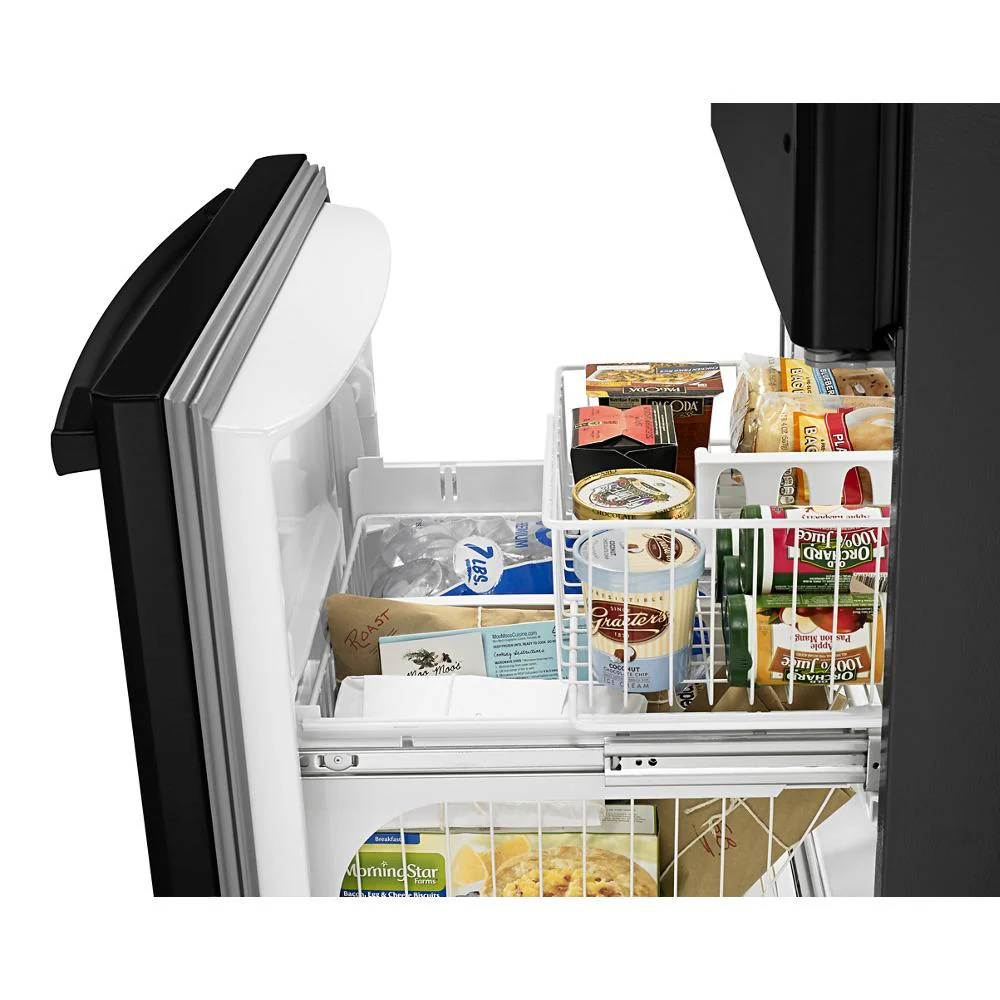 Amana ABB1924BRB 29-inch Wide Bottom-Freezer Refrigerator with EasyFreezer™ Pull-Out Drawer -- 18 cu. ft. Capacity - Image 4