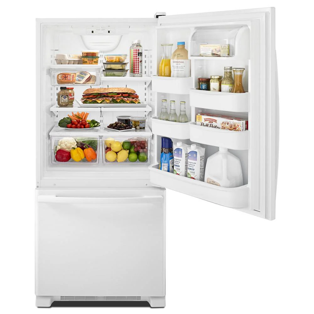 Amana ABB1924BRW 29-inch Wide Bottom-Freezer Refrigerator with EasyFreezer™ Pull-Out Drawer -- 18 cu. ft. Capacity - Image 4