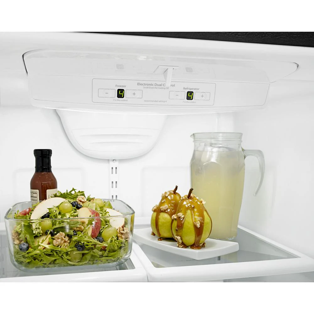 Amana ABB2224BRB 33-inch Wide Bottom-Freezer Refrigerator with EasyFreezer™ Pull-Out Drawer - 22 cu. ft. Capacity - Image 3