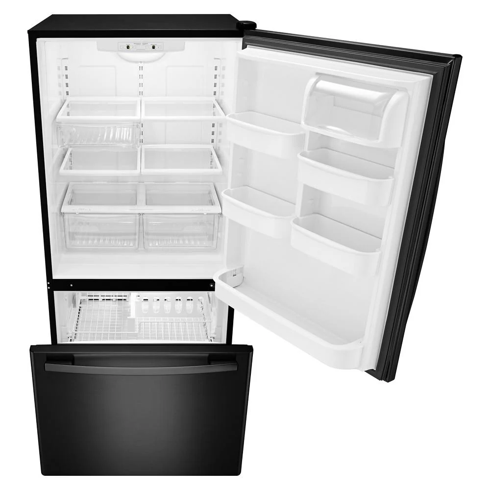 Amana ABB2224BRB 33-inch Wide Bottom-Freezer Refrigerator with EasyFreezer™ Pull-Out Drawer - 22 cu. ft. Capacity - Image 5