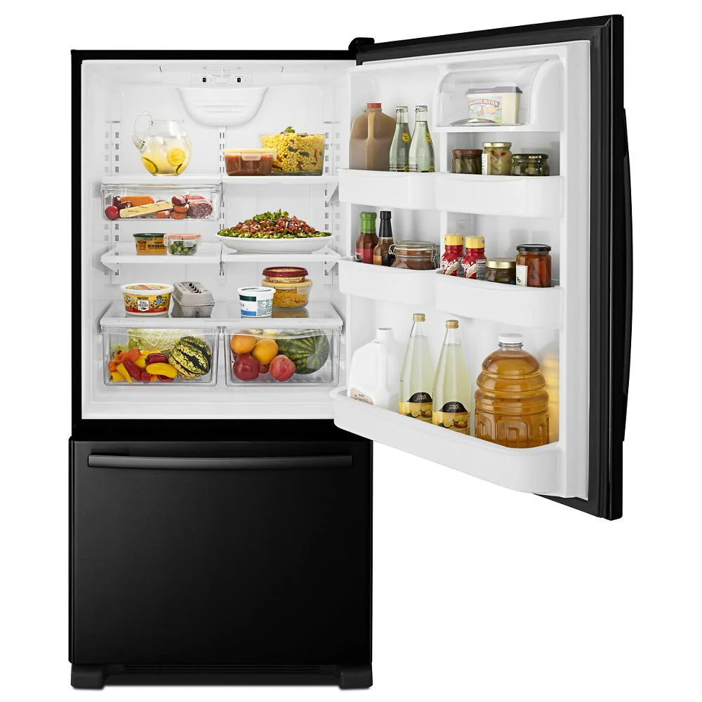 Amana ABB2224BRB 33-inch Wide Bottom-Freezer Refrigerator with EasyFreezer™ Pull-Out Drawer - 22 cu. ft. Capacity - Image 7
