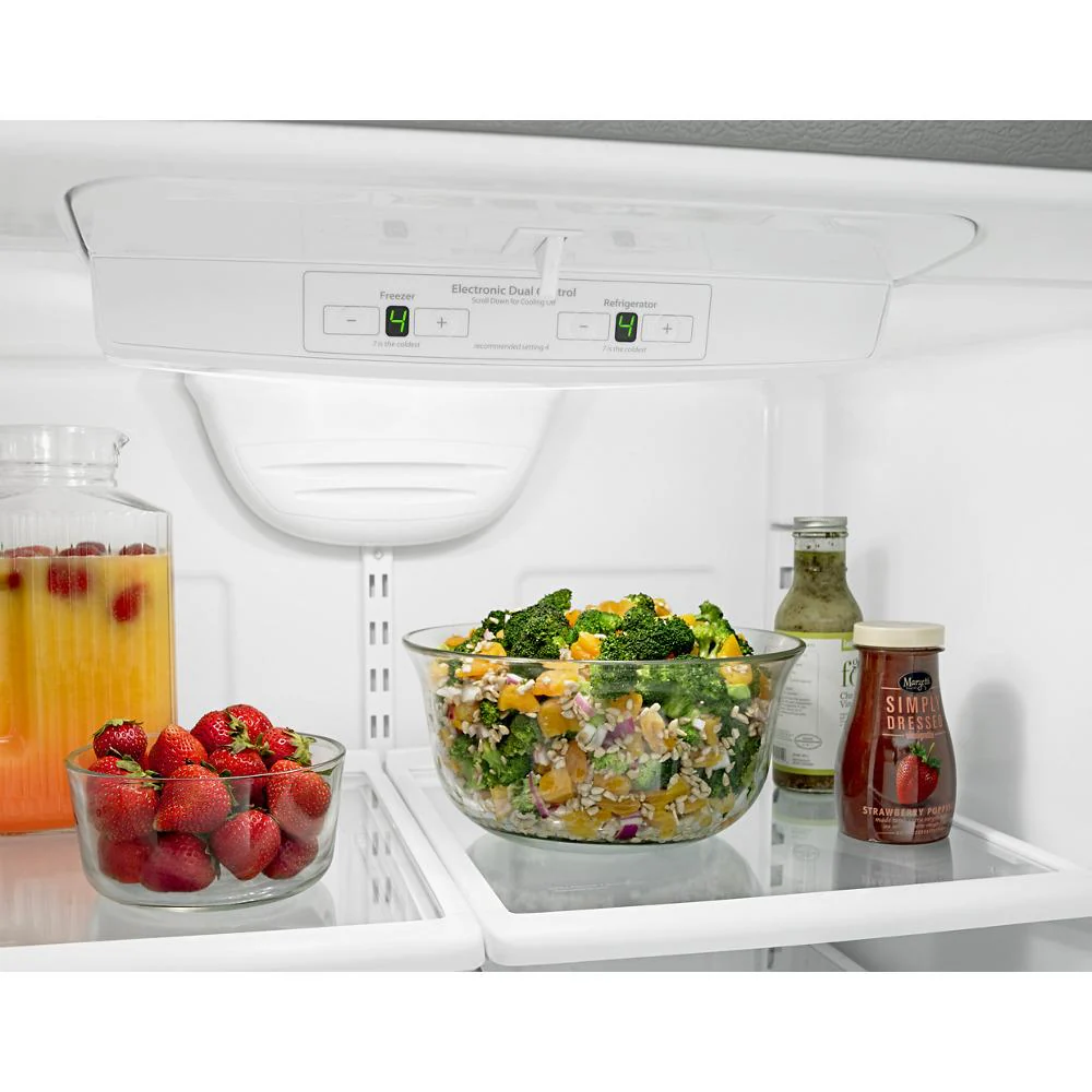 Amana ABB2224BRM 33-inch Wide Bottom-Freezer Refrigerator with EasyFreezer™ Pull-Out Drawer - 22 cu. ft. Capacity - Image 2