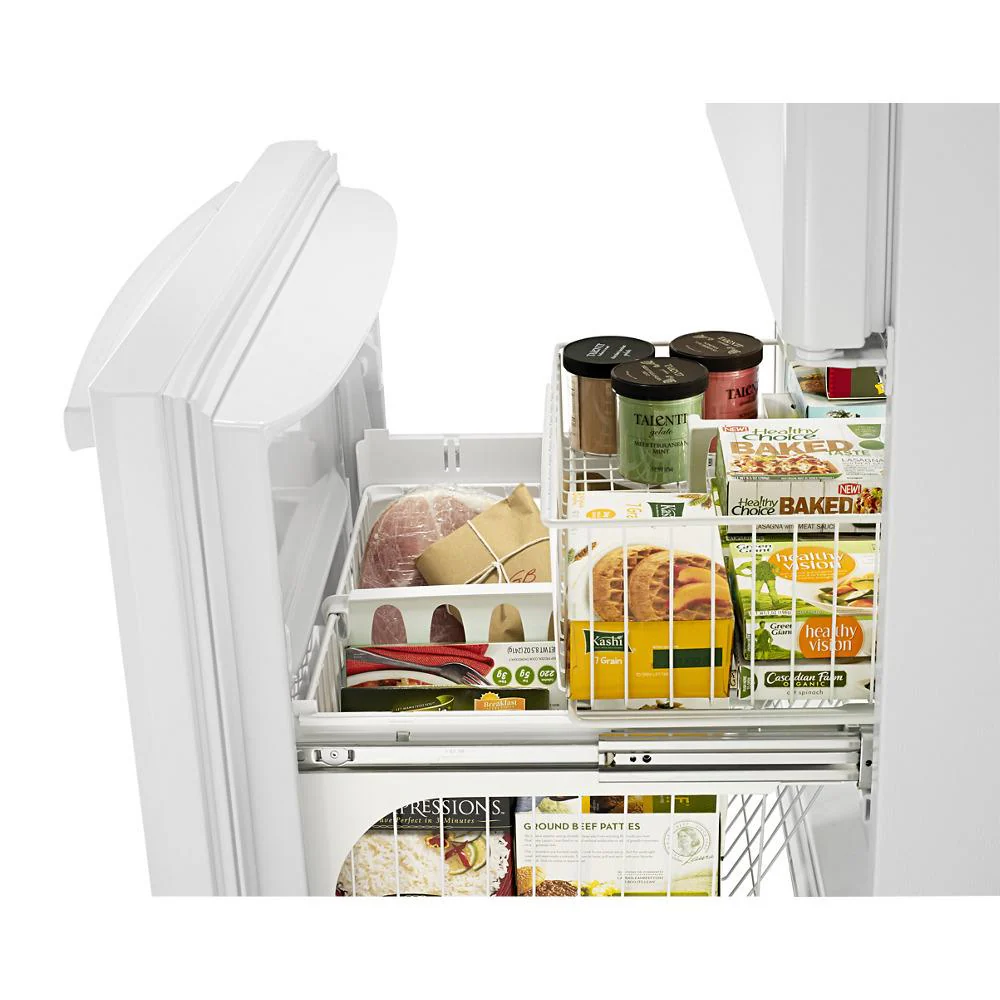 Amana ABB2224BRW 33-inch Wide Bottom-Freezer Refrigerator with EasyFreezer™ Pull-Out Drawer - 22 cu. ft. Capacity - Image 3