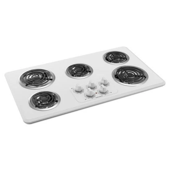 36-inch Electric Cooktop with 5 Elements - white - Image 4