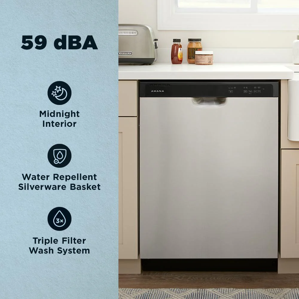 ADFS2524RS Amana® Dishwasher with Midnight Interior - Image 8