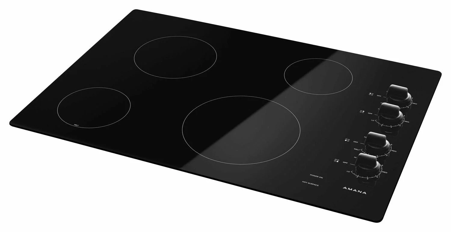 Amana AEC6540KFB 30-inch Electric Cooktop with Multiple Settings - Black - Image 3