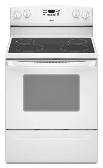 Amana AER5830VAW 4.8 cu. ft. Smoothtop Electric Range with Multiple Radiant Elements