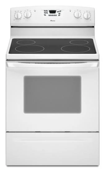 Amana AER5830VAW 4.8 cu. ft. Smoothtop Electric Range with Multiple Radiant Elements - Image 2