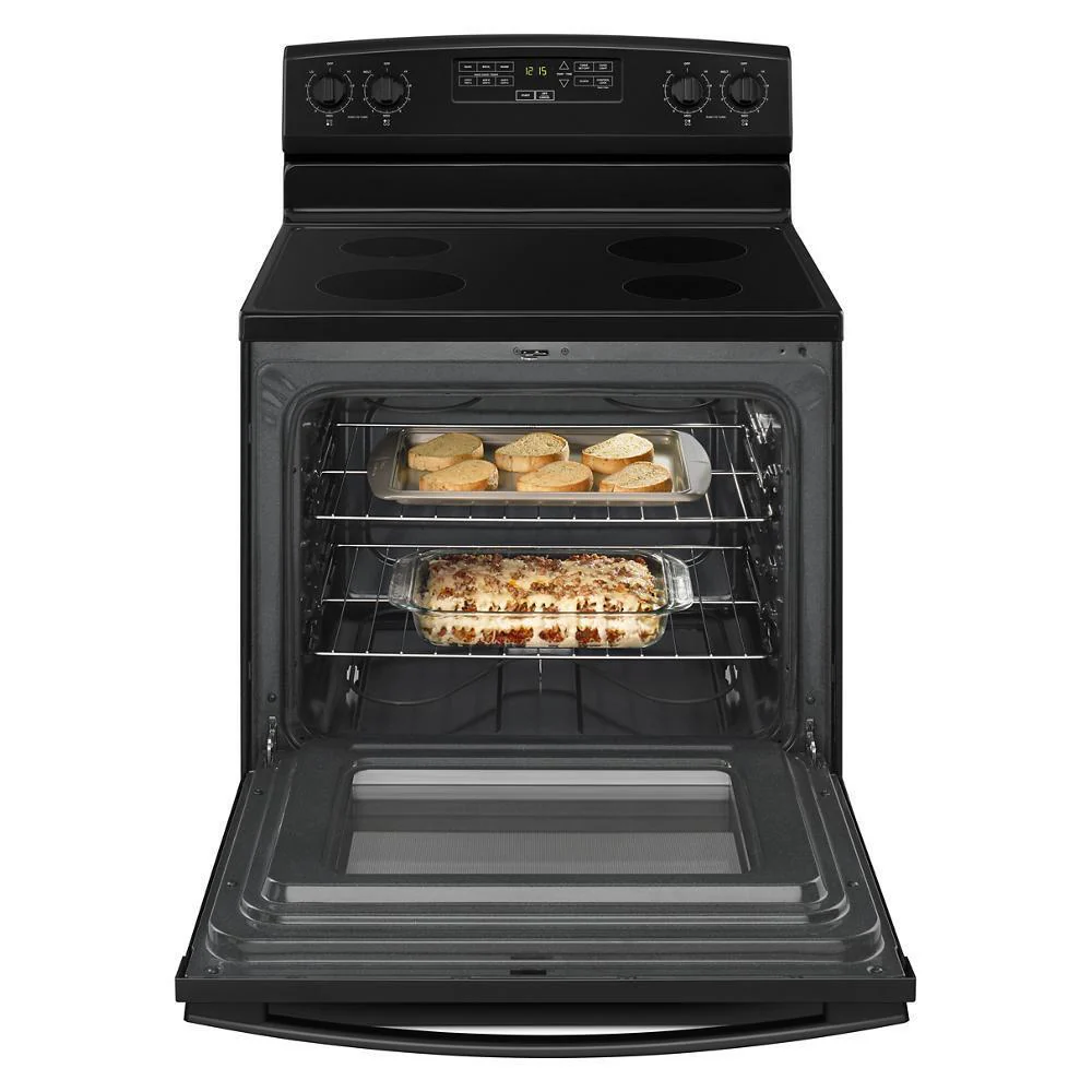 Amana AER6303MFB 30-inch Amana® Electric Range with Extra-Large Oven Window - Image 8