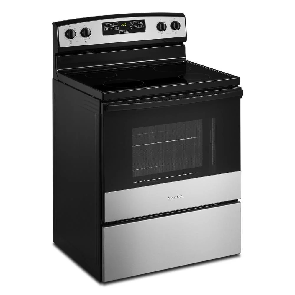 Amana AER6303MMS 30-inch Amana® Electric Range with Extra-Large Oven Window - Image 2