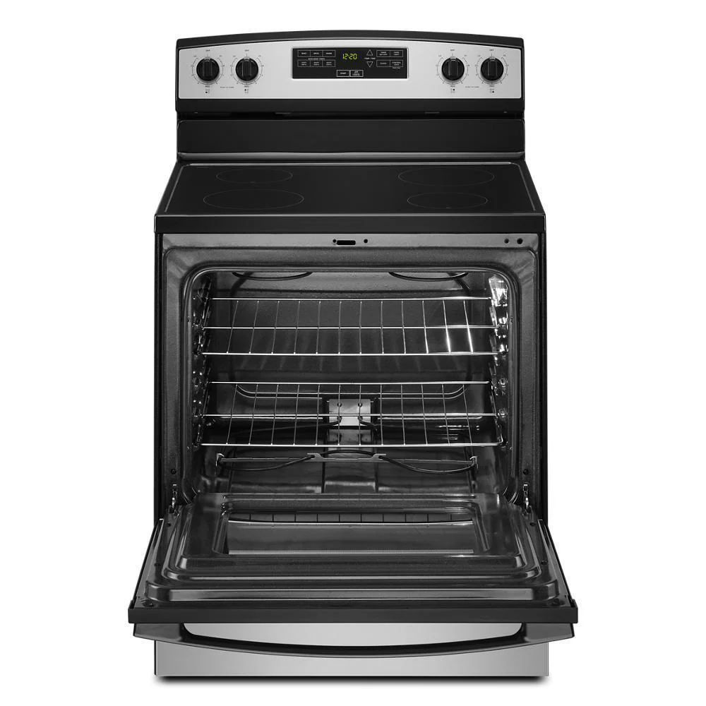 Amana AER6303MMS 30-inch Amana® Electric Range with Extra-Large Oven Window - Image 9