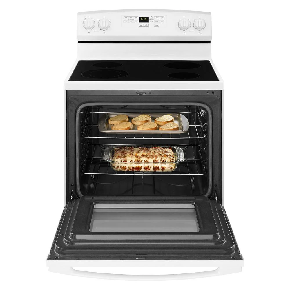 Amana AER6603SFW 30-inch Amana® Electric Range with Extra-Large Oven Window - Image 2