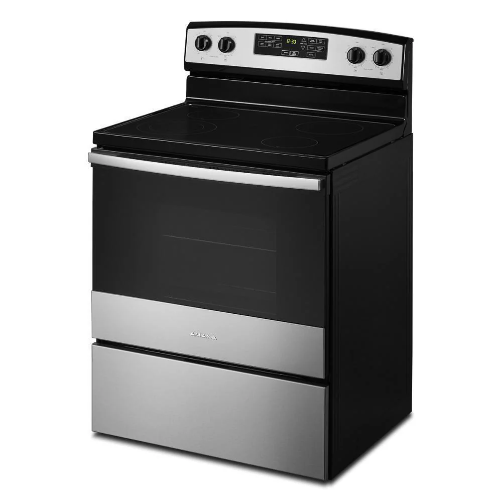 Amana AER6603SMS 30-inch Amana® Electric Range with Extra-Large Oven Window - Image 3