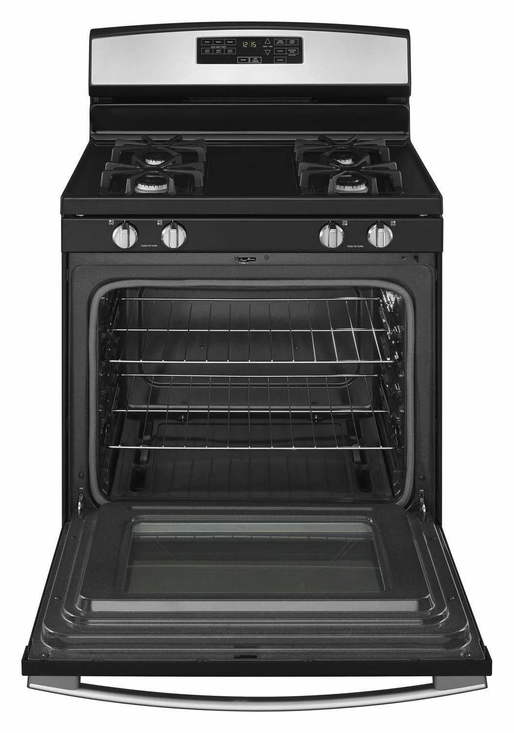 30-inch Gas Range with Self-Clean Option - Stainless Steel - Image 4