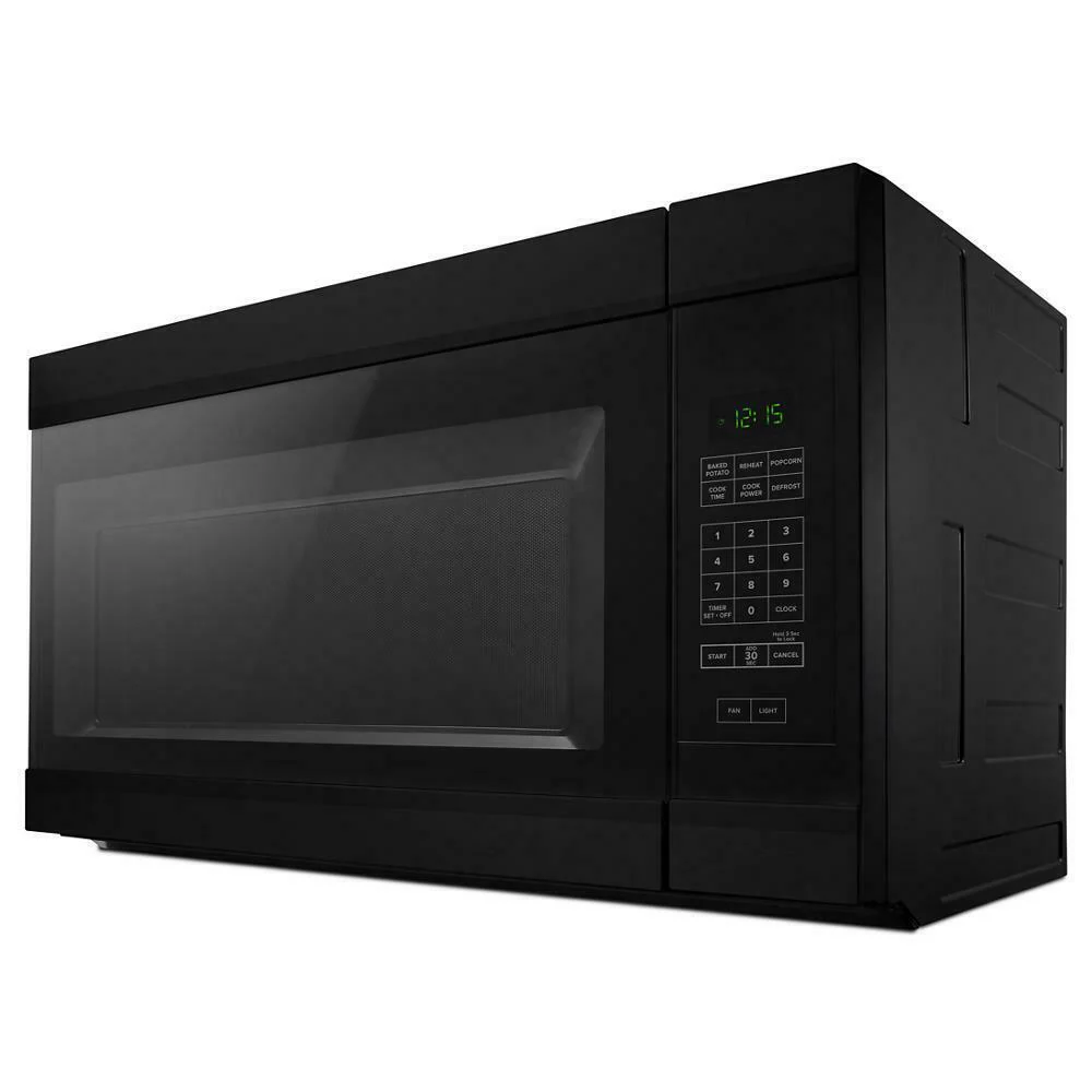Amana AMV2307PFB 1.6 Cu. Ft. Over-the-Range Microwave with Add 0:30 Seconds - Black - Image 3