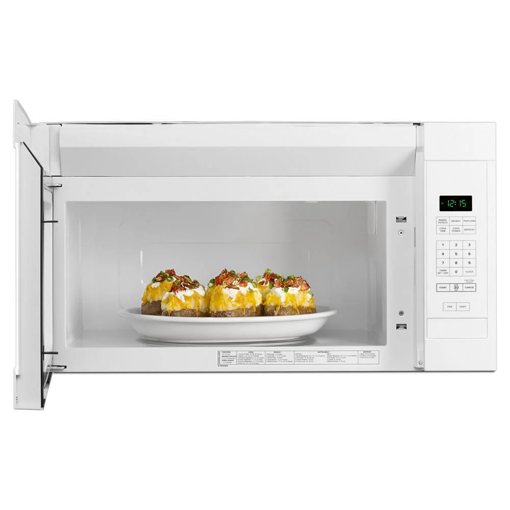 Amana AMV2307PFW 1.6 Cu. Ft. Over-the-Range Microwave with Add 0:30 Seconds - Image 8