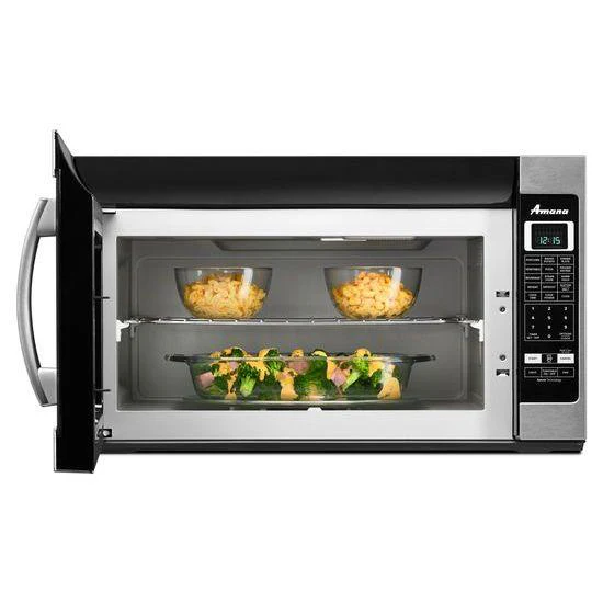 Amana AMV6502REW 2.0 Cu. Ft. Over-the-Range Microwave with Sensor Cooking - white - Image 3