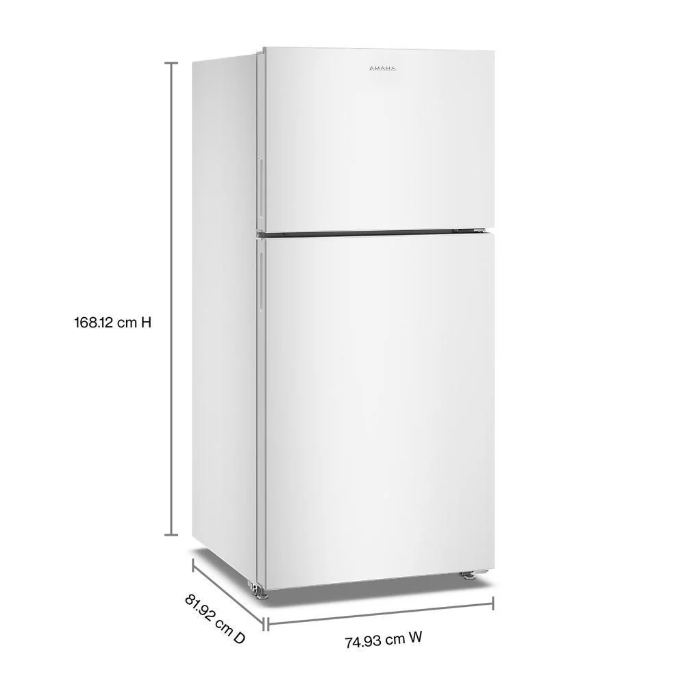 Amana ARTX2419SW 30-Inch Wide Garage Ready Top-Freezer Refrigerator-19 Cu. Ft. - Image 4