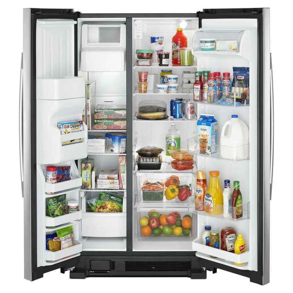 Amana ASI2175GRS 33-inch Side-by-Side Refrigerator with Dual Pad External Ice and Water Dispenser - Image 6