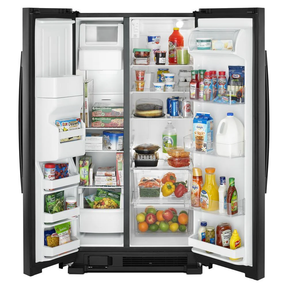 Amana ASI2575GRB 36-inch Wide Side-by-Side Refrigerator with Dual Pad External Ice and Water Dispenser - 25 Cu. Ft. - Image 3