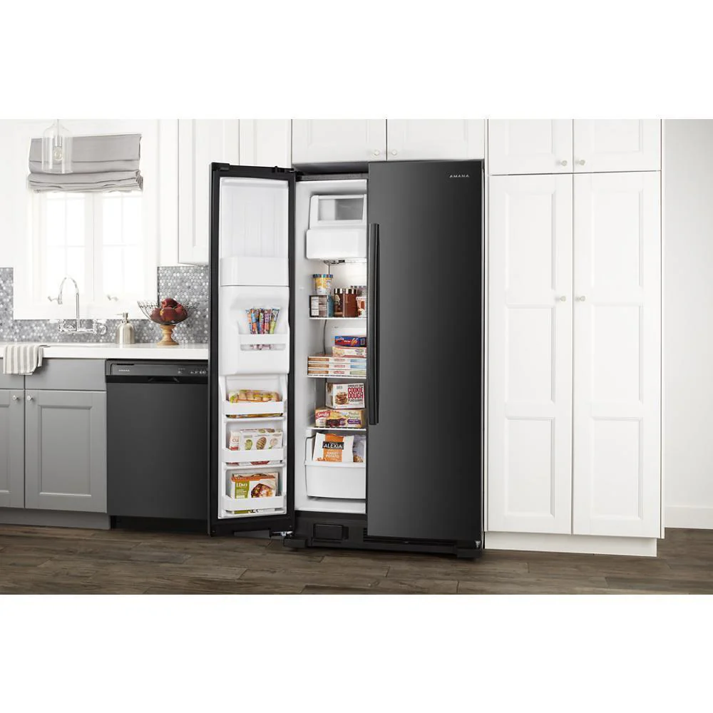 Amana ASI2575GRB 36-inch Wide Side-by-Side Refrigerator with Dual Pad External Ice and Water Dispenser - 25 Cu. Ft. - Image 4