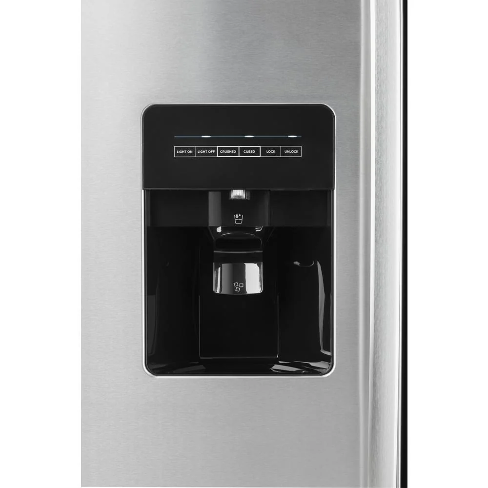 Amana ASI2575GRS 36-inch Wide Side-by-Side Refrigerator with Dual Pad External Ice and Water Dispenser - 25 Cu. Ft. - Image 3