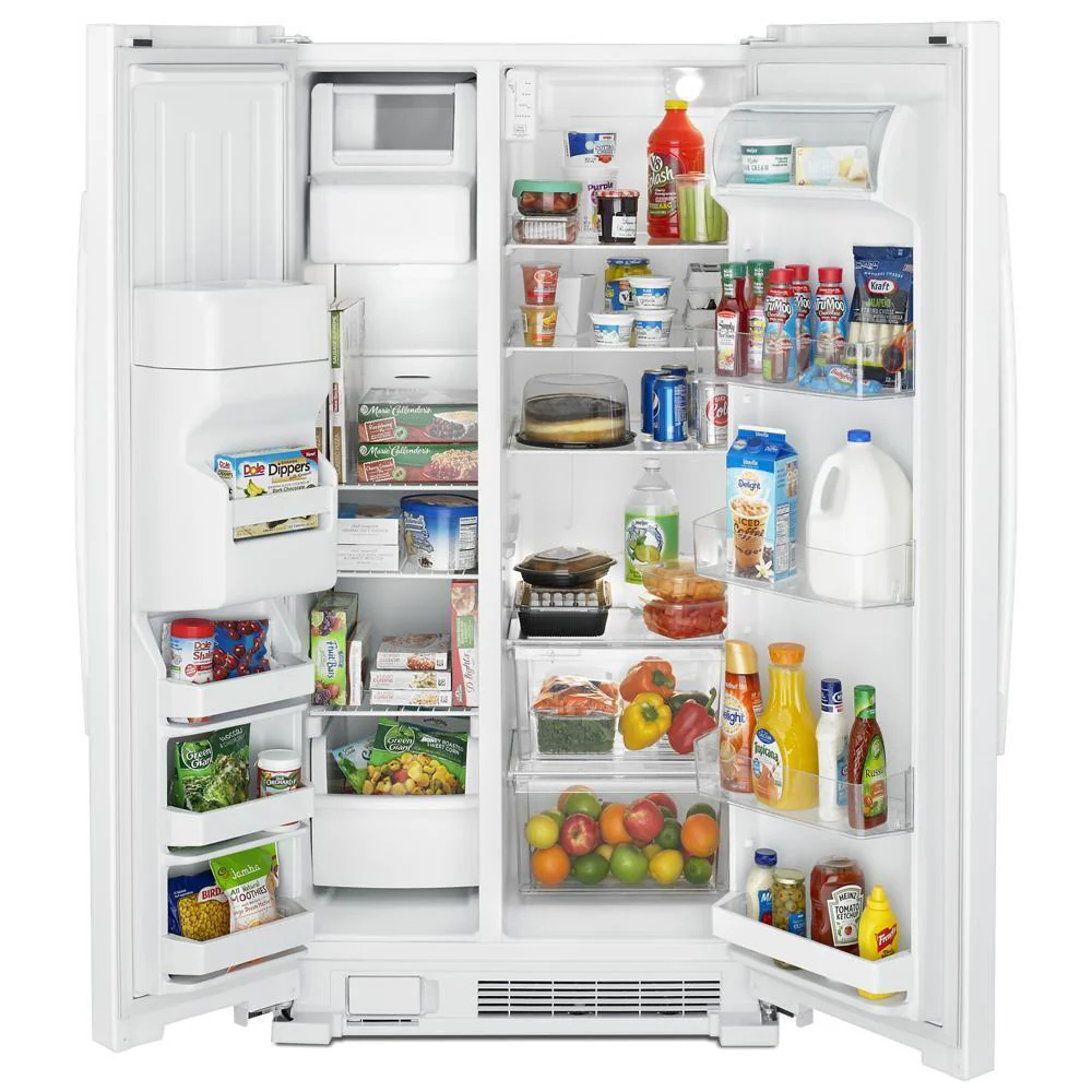 Amana ASI2575GRW 36-inch Wide Side-by-Side Refrigerator with Dual Pad External Ice and Water Dispenser - 25 Cu. Ft. - Image 4