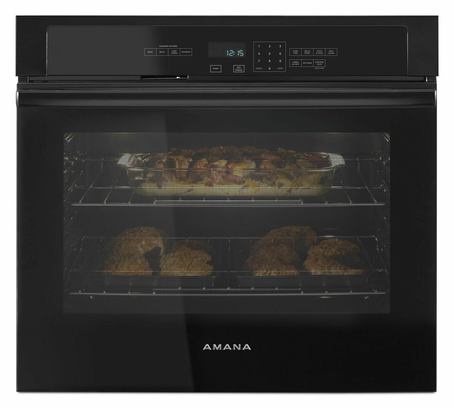 5.0 cu. ft. Thermal Wall Oven - Black - Image 4
