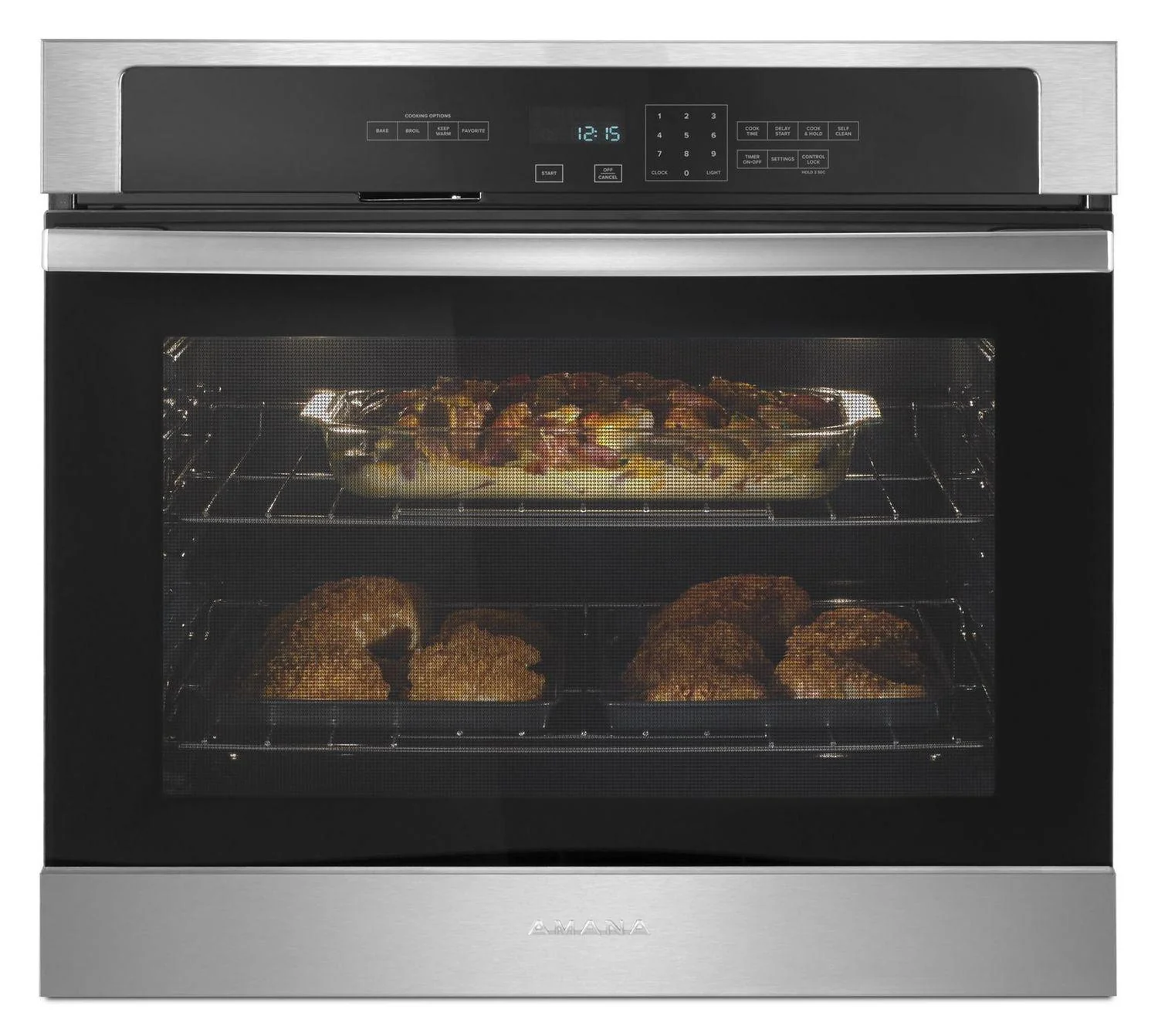 Amana AWO6317SFS 4.3 cu. ft. SIngle Thermal Wall Oven Stainless Steel - Image 6