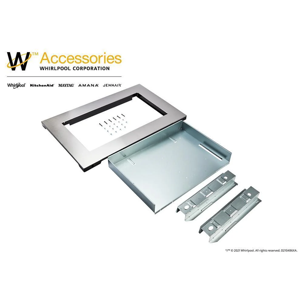 Over-The-Range Microwave Trim Kit, Anti-Fingerprint Stainless Steel - Image 10