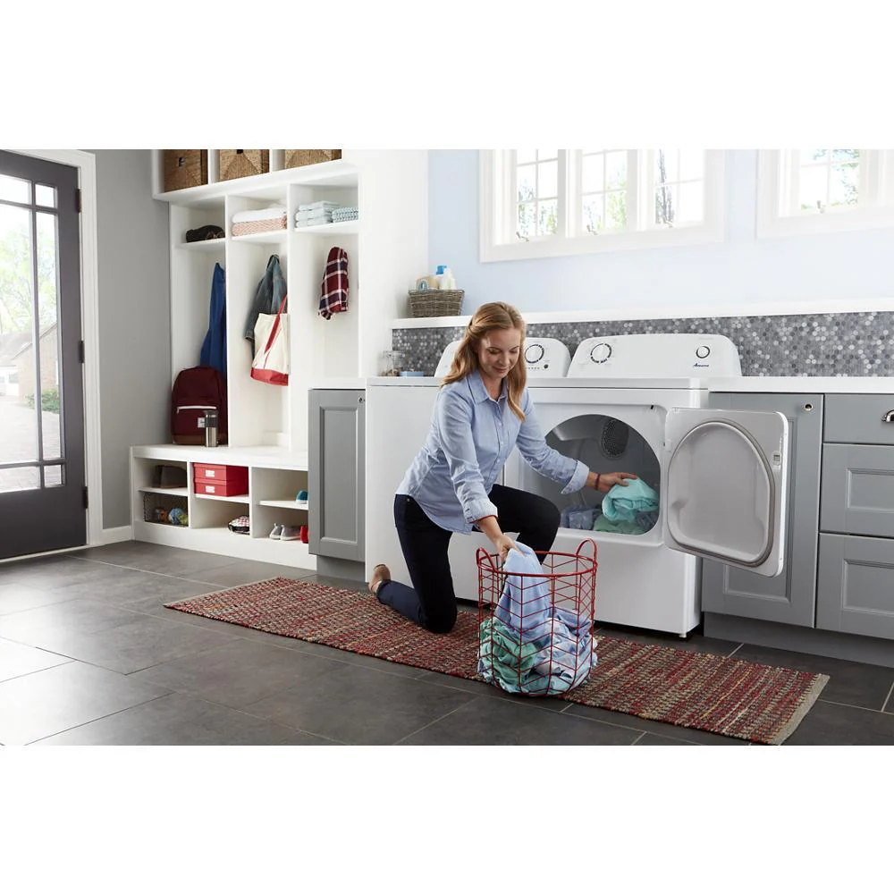 Amana NGD4655EW 6.5 cu. ft. Gas Dryer with Wrinkle Prevent Option - Image 10