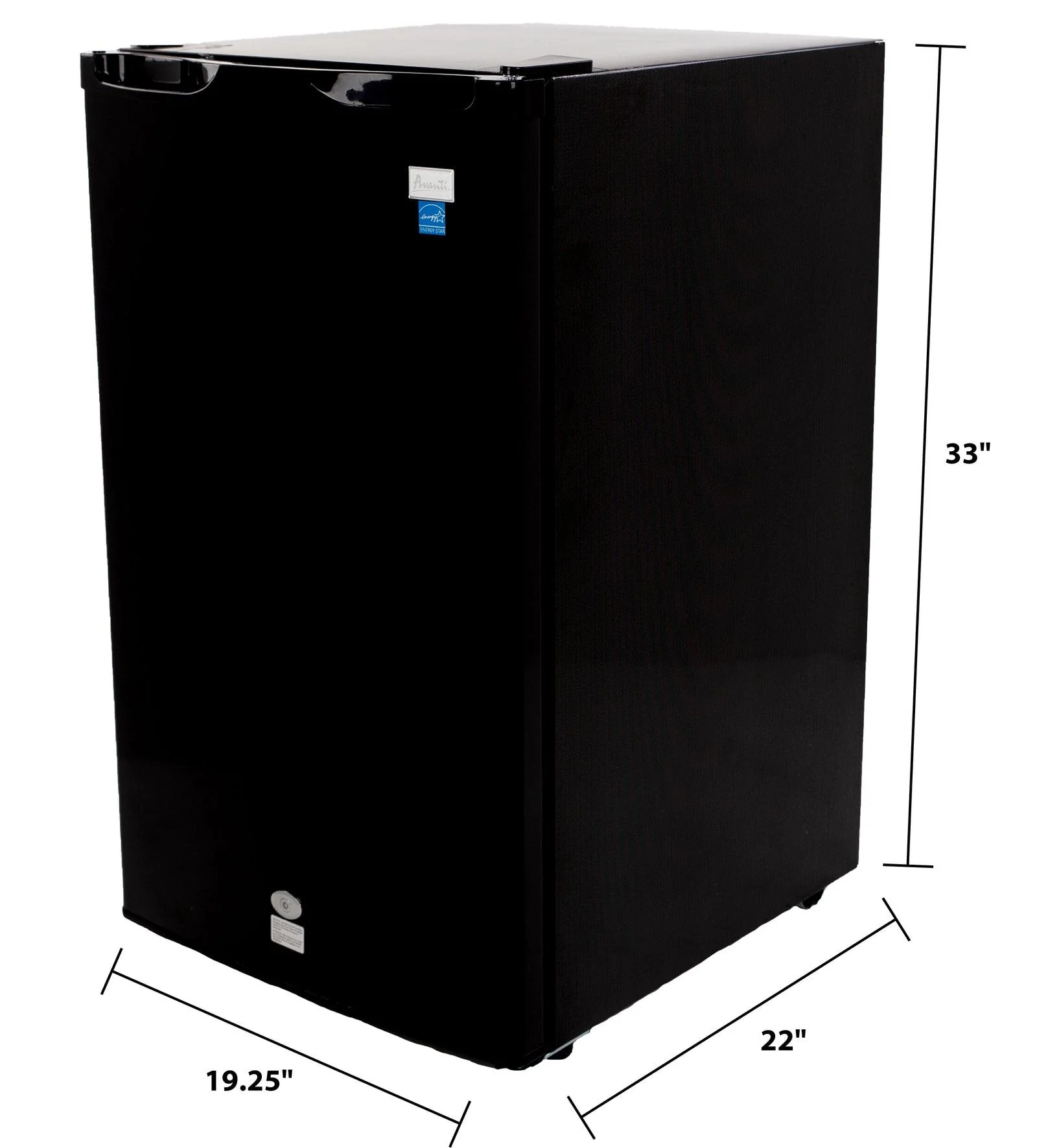 AR4446B Avanti 4.4 cu. ft. Compact Refrigerator - Black - Image 9