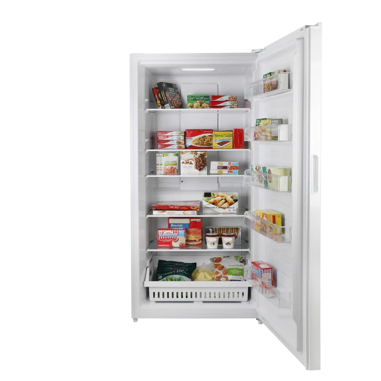 AV2121VFB0W Avanti 21.2 cu ft. Vertical Freezer, Frost Free in White - White / 21.2 cu. ft. - Image 3