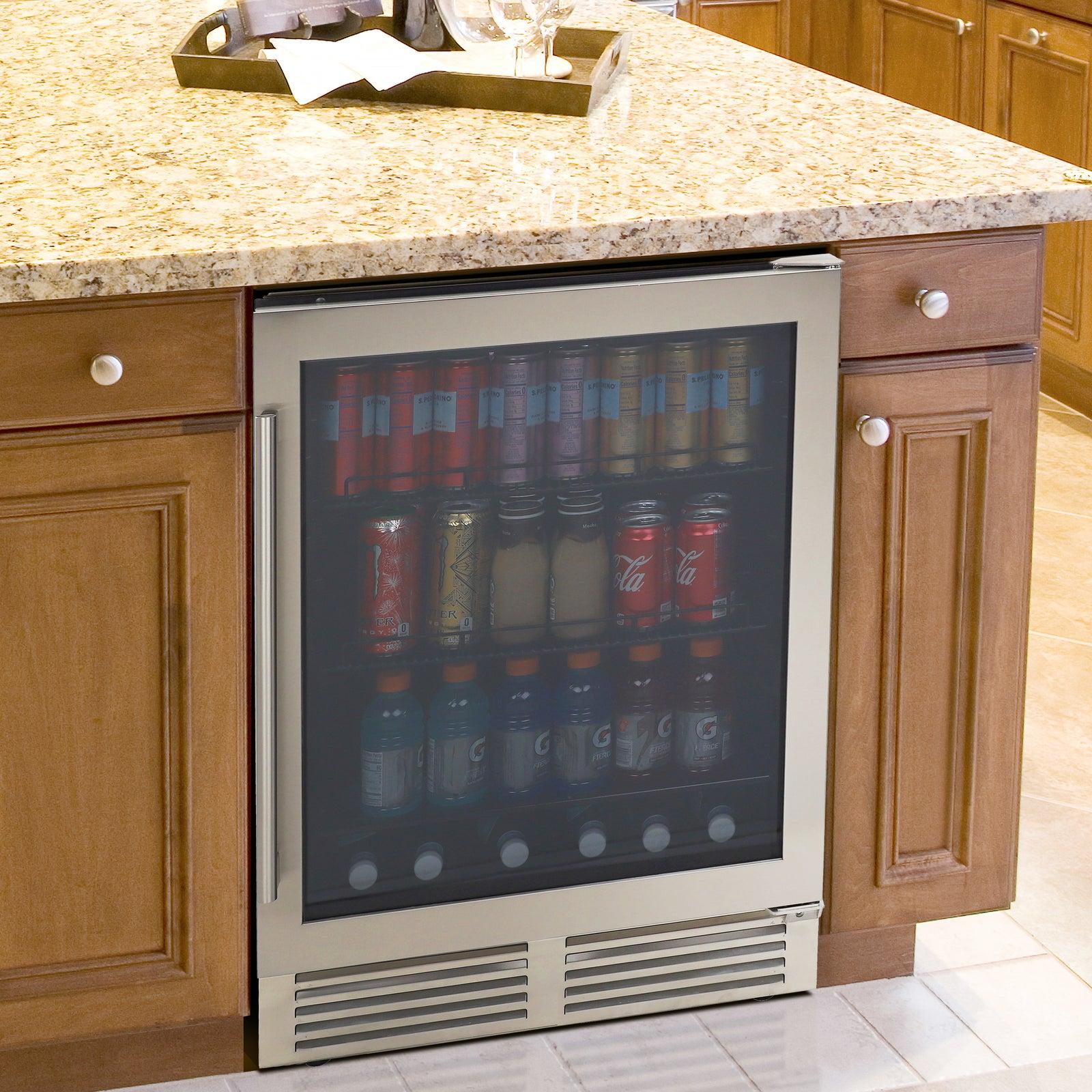 BCD50Z3S Avanti DESIGNER Series Beverage Center, 126 Can Capacity - Stainless Steel / 5.8 cu. ft. - Image 3
