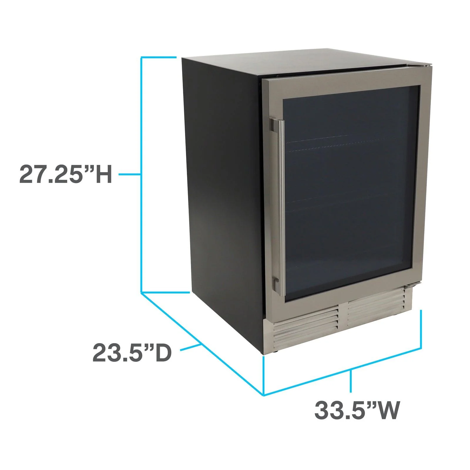 BCD50Z3S Avanti DESIGNER Series Beverage Center, 126 Can Capacity - Stainless Steel / 5.8 cu. ft. - Image 4