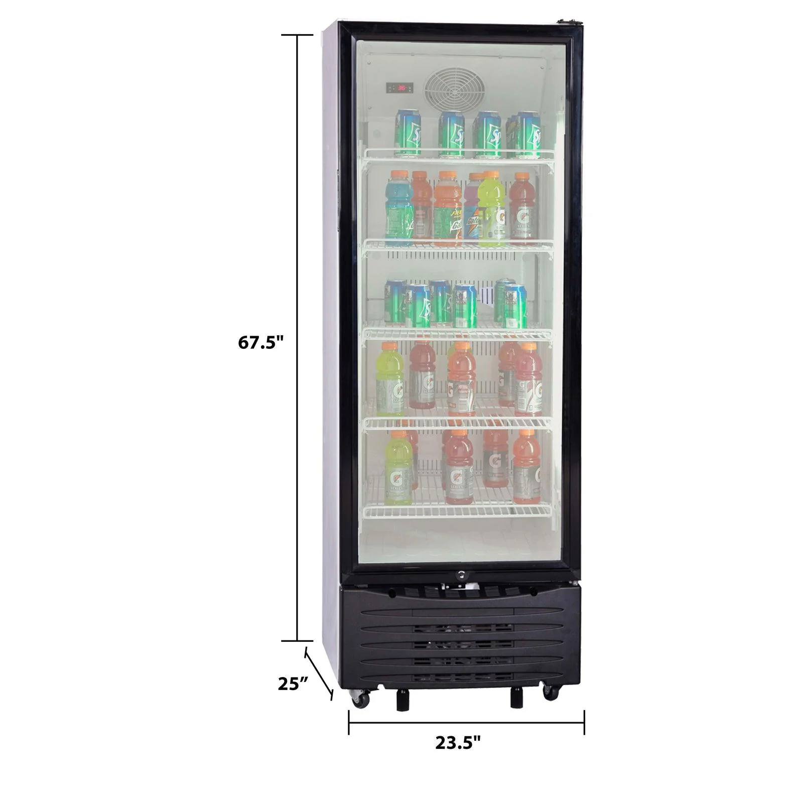 CBC1126Q0WG Avanti 11.2 cu. ft. Commercial Beverage Center - White / 11.2 cu. ft. - Image 4