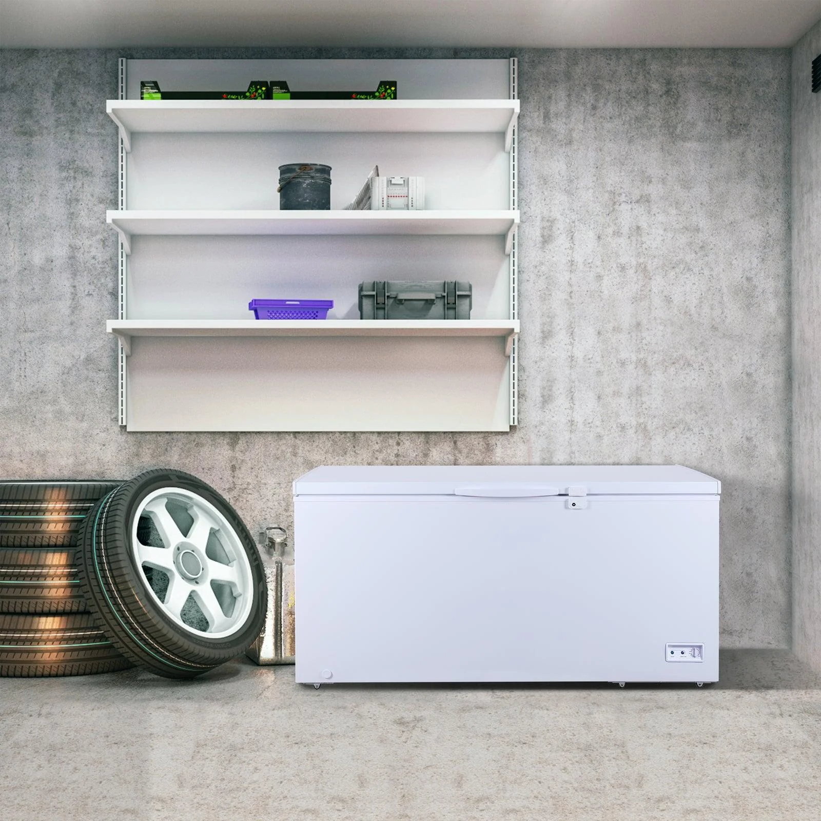 CF171F0WA Avanti 17.2 cu. ft. Garage Ready Chest Freezer, White - Image 3