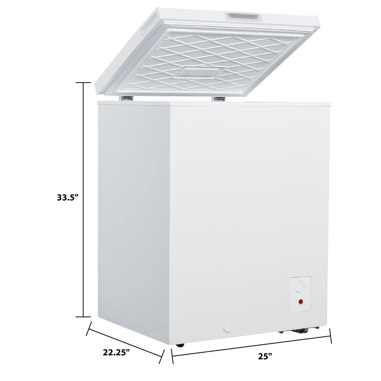 Avanti CF500M0W 5.0 cu. ft. Chest Freezer - White / 5.0 cu. ft. - Image 3