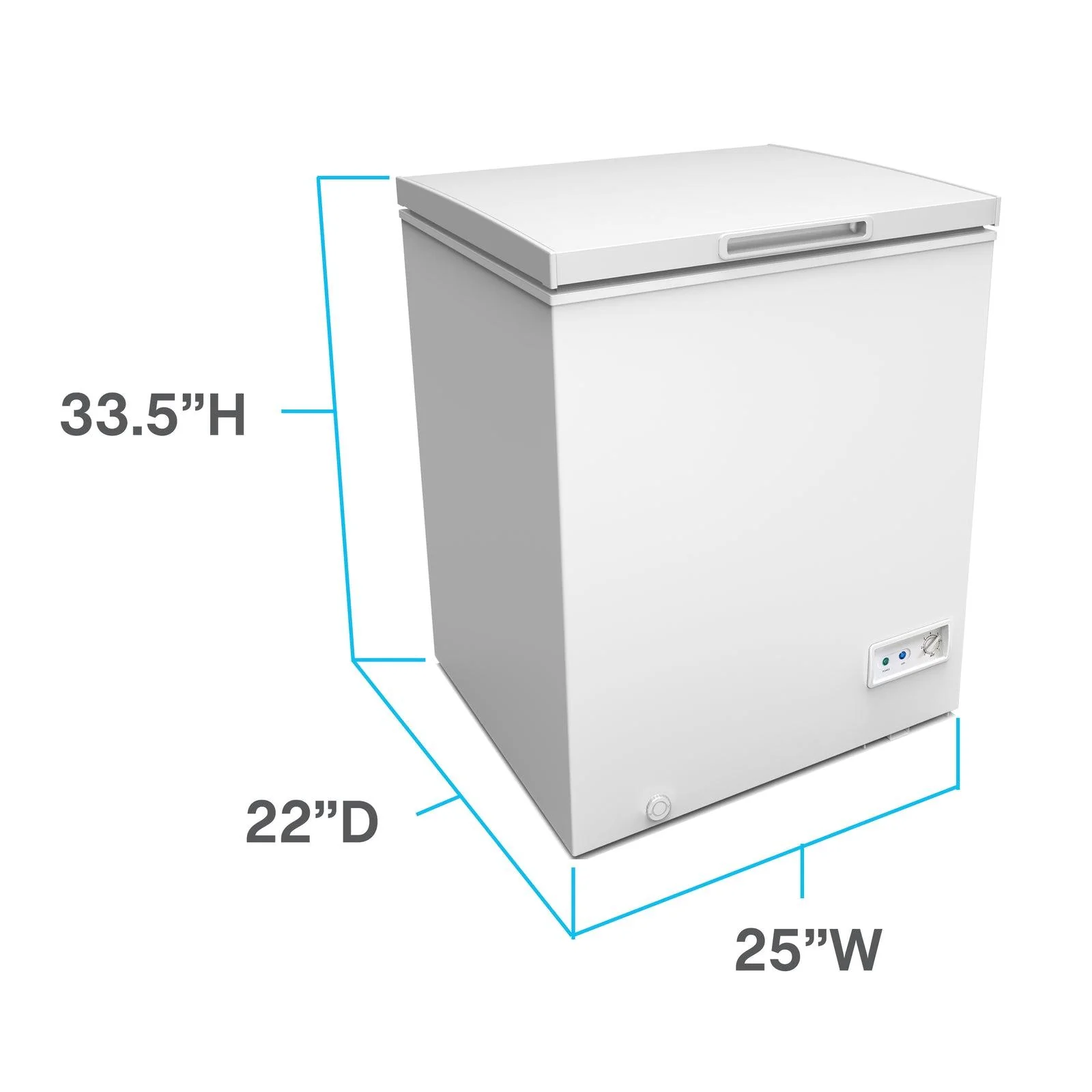 CF5F0W Avanti 5.0 cu. ft. Garage Ready Convertible Chest Freezer - Image 3