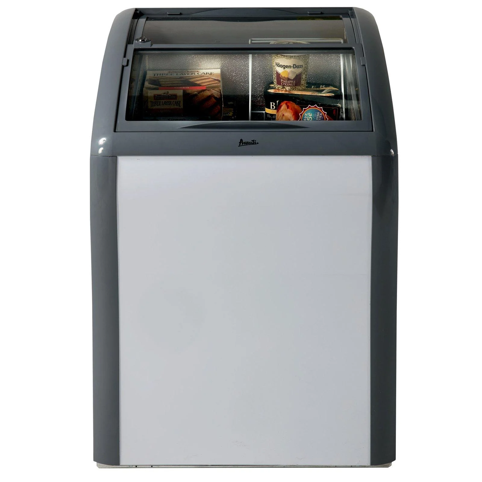 CFC436Q0WG Avanti 4.2 cu. ft. Commercial Sliding Glass Top Freezer or Refrigerator - White / 4.2 cu. ft. - Image 2