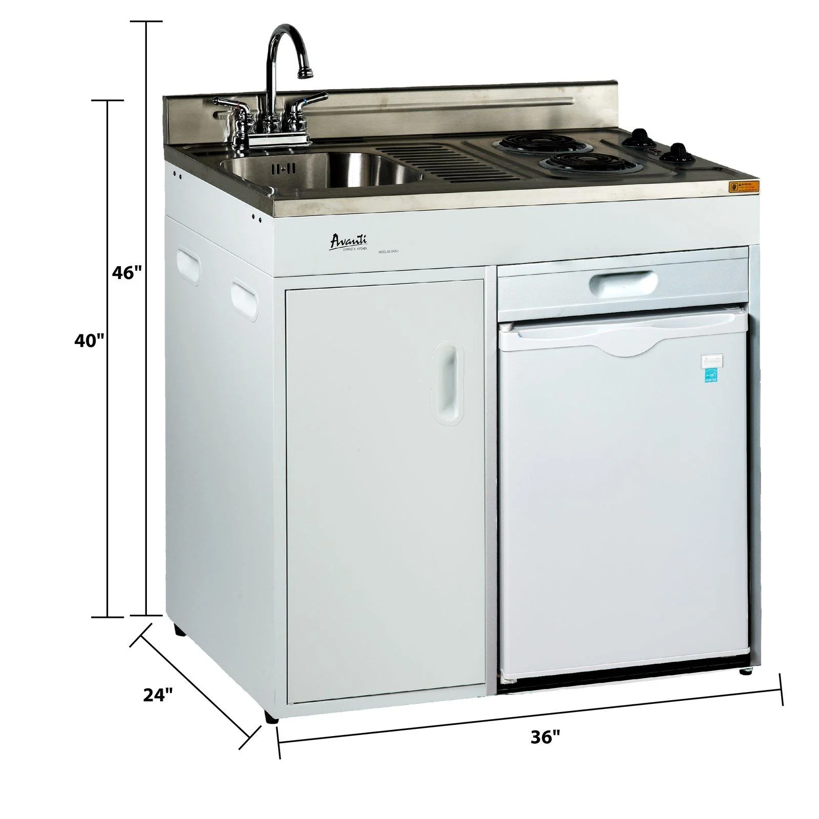 CK3616 Avanti 36" Compact Miniature Kitchen - Image 10