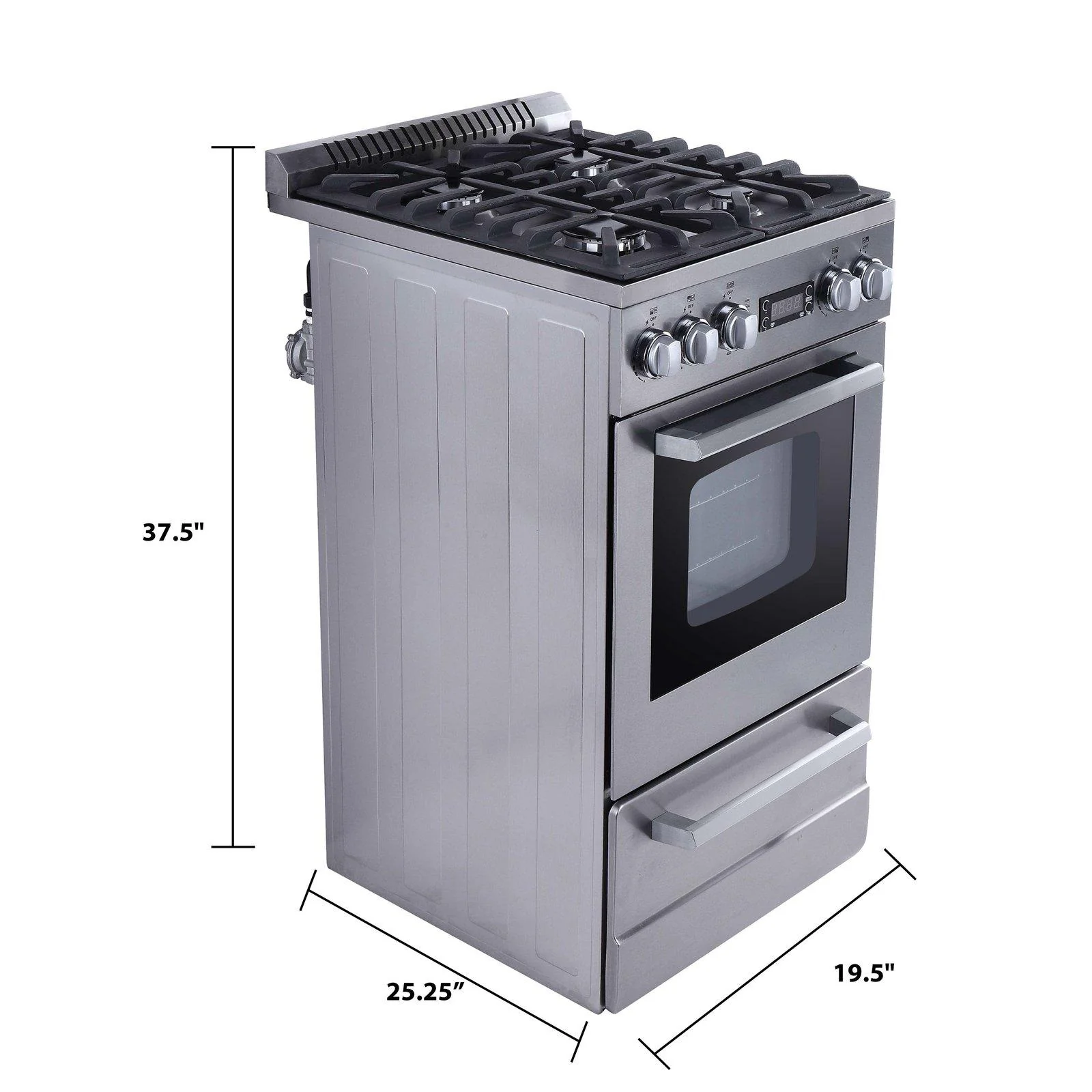DGR20P3S Avanti ELITE Series 20" Gas Range Oven - Image 7