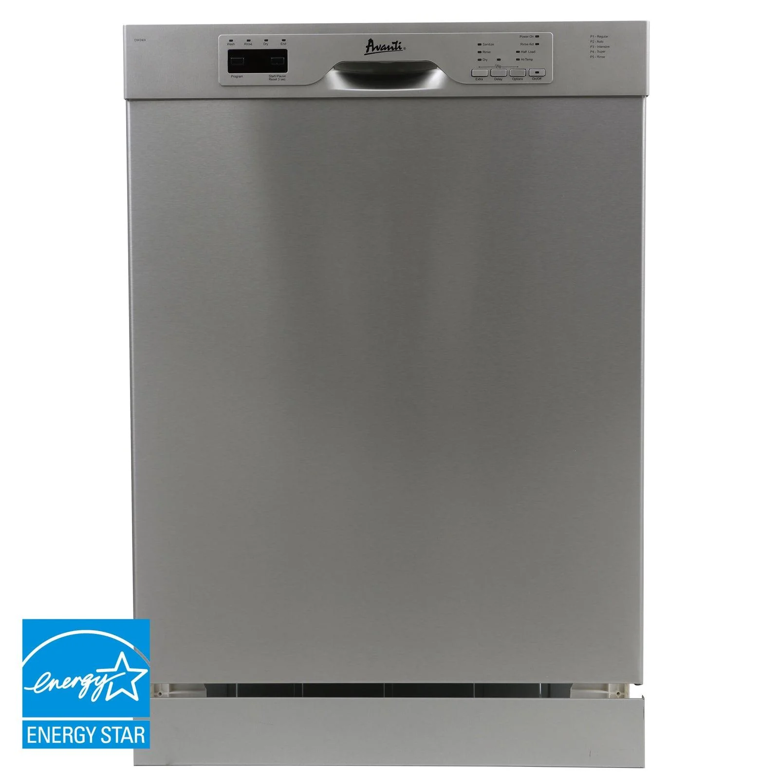 Avanti DWF24V3S 24" Built In Dishwasher - Stainless Steel - Image 2