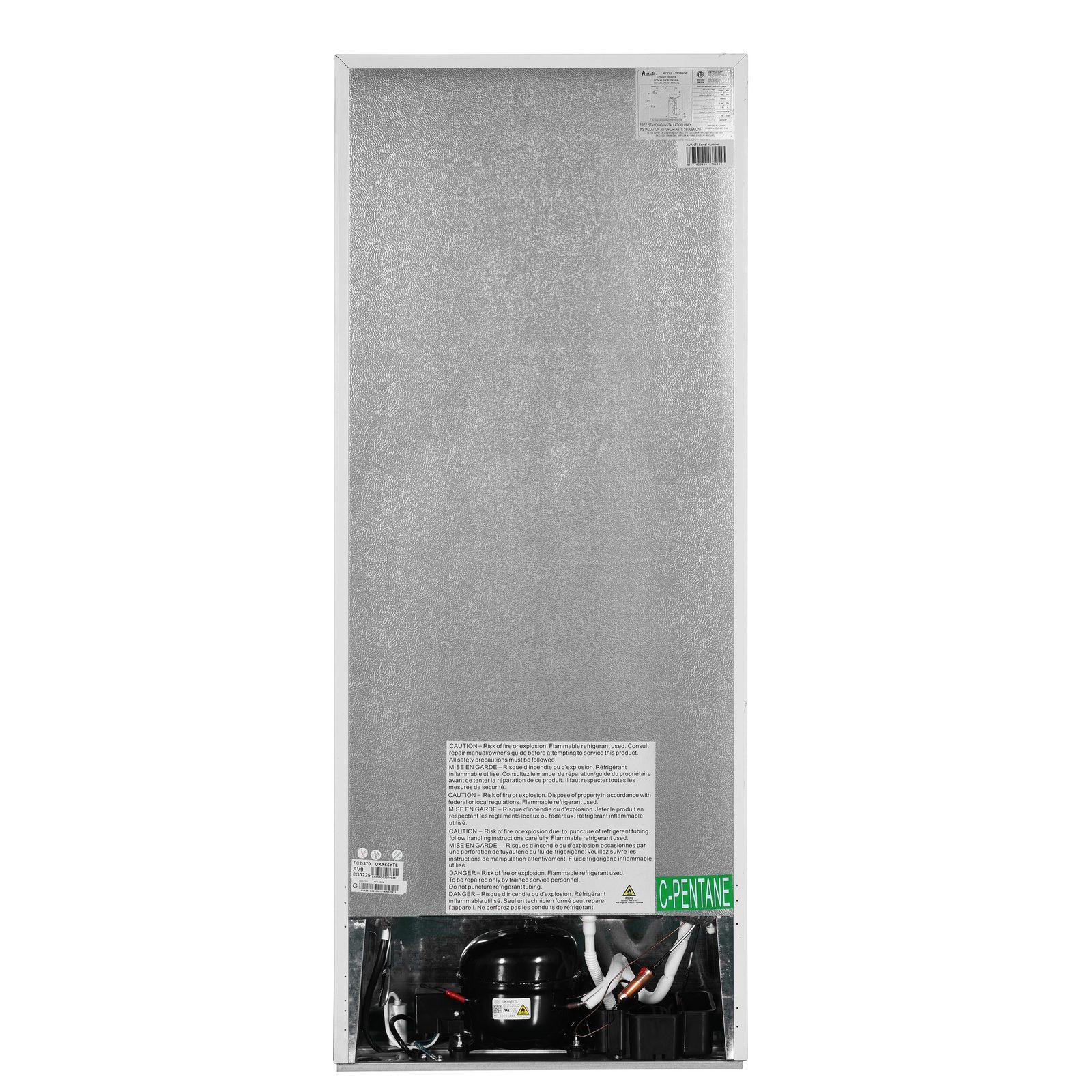 FF10B0W Avanti 10.0 cu. ft. Apartment Size Refrigerator - White - Image 11