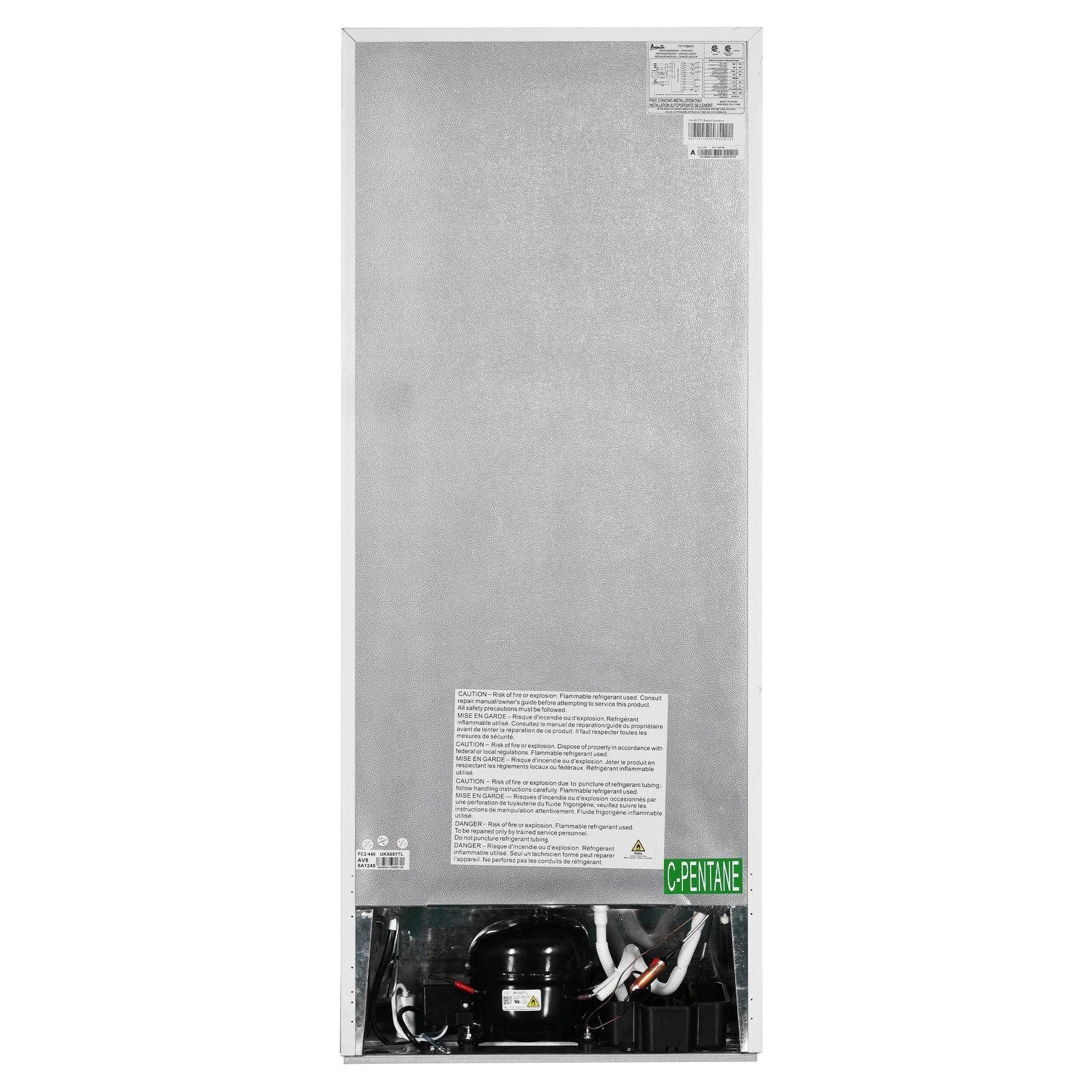 FF116B0W Avanti 11.6 cu. ft. Apartment Size Refrigerator - Image 6