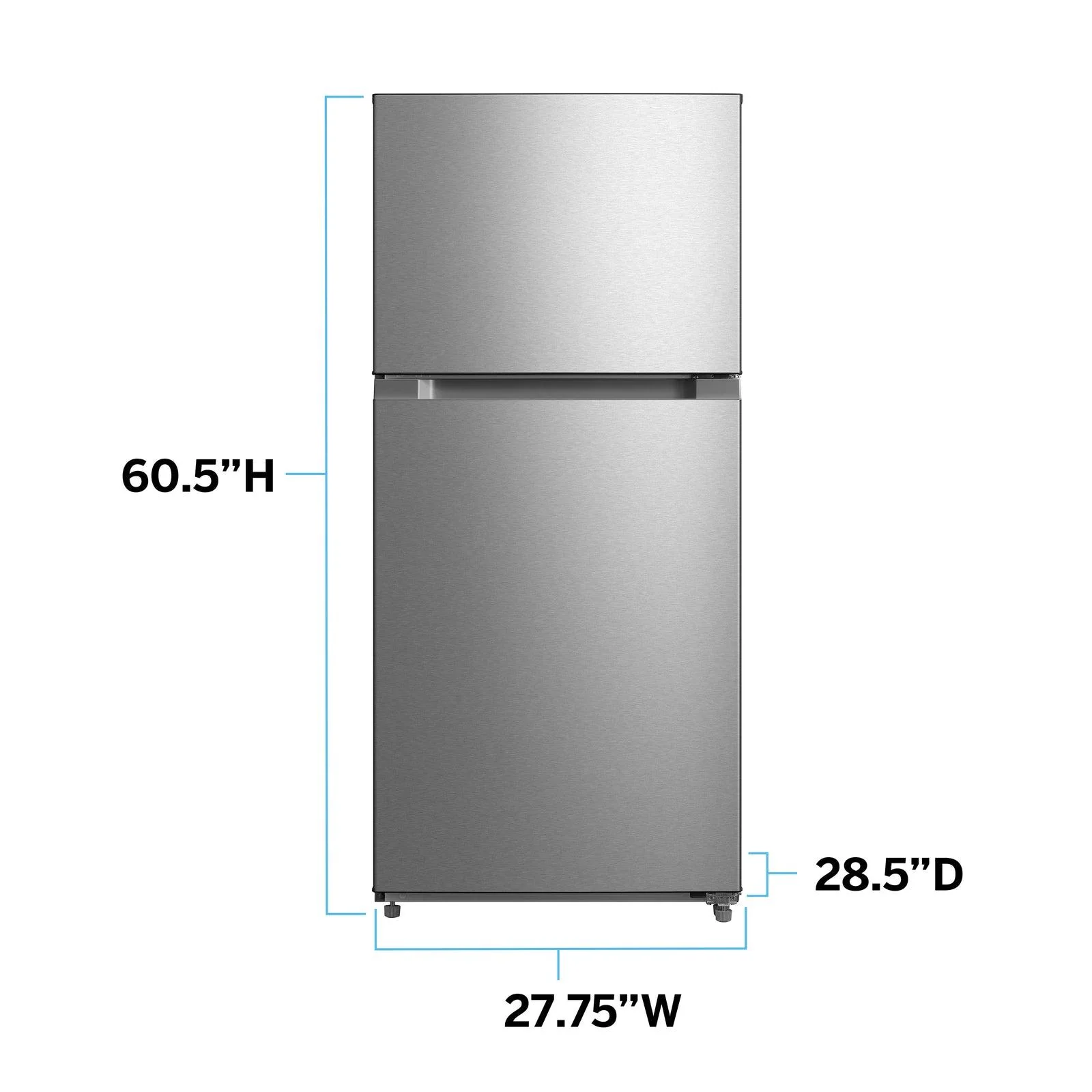 FF14D0W4 Avanti Frost Free Top Freezer Refrigerator - White / 14 cu. ft. - Image 7