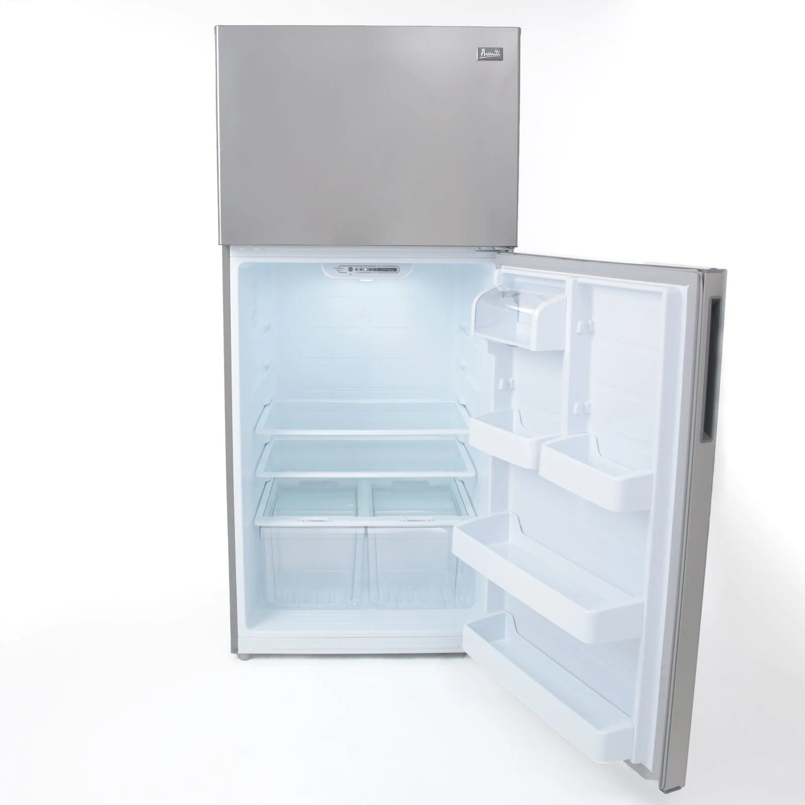 FF18D3S4 Avanti Frost-Free Apartment Size Refrigerator, 18.0 cu. ft. - Stainless Steel / 18 cu. ft. - Image 7