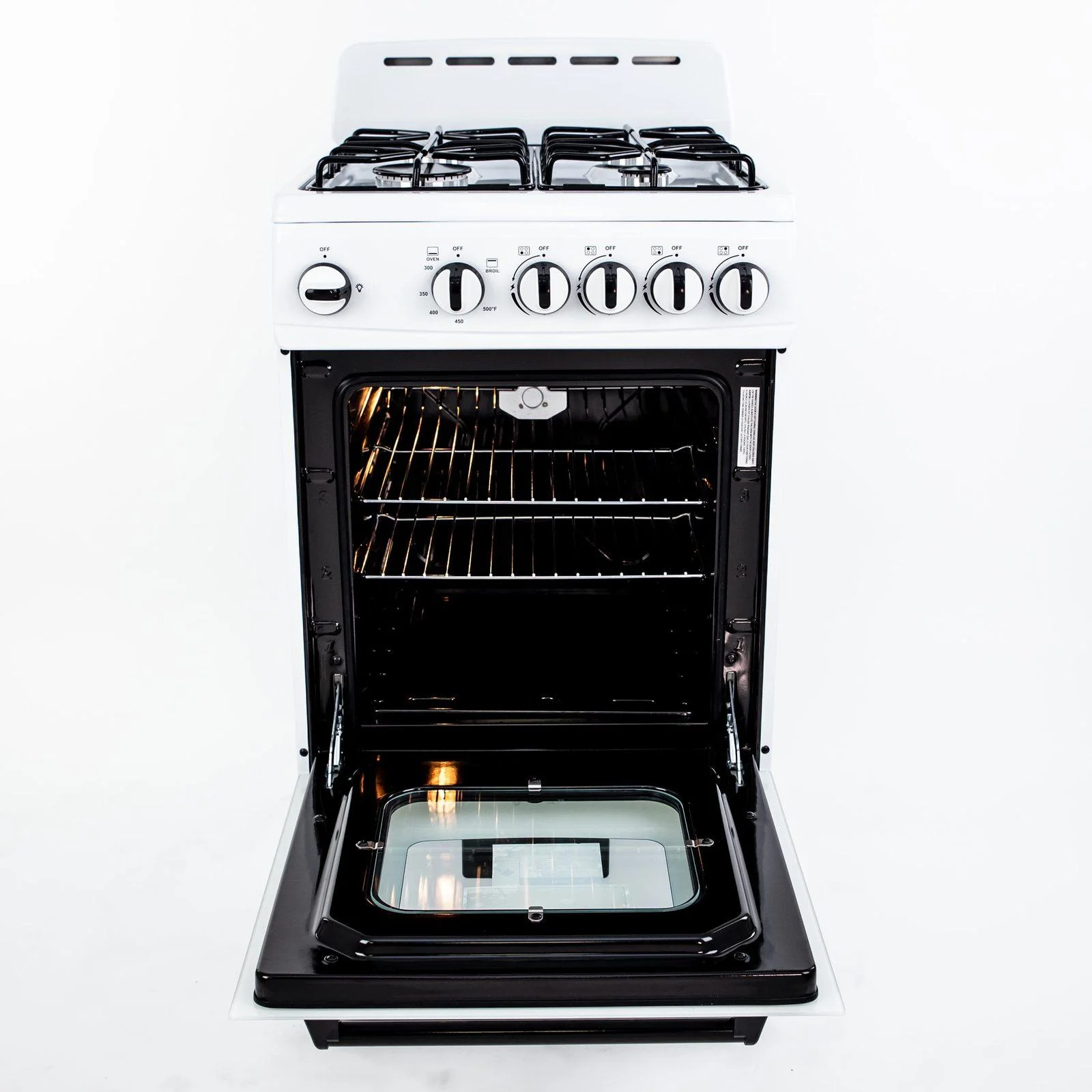 GR2013CSS Avanti 20" Compact Gas Range Oven - Stainless Steel - Image 5