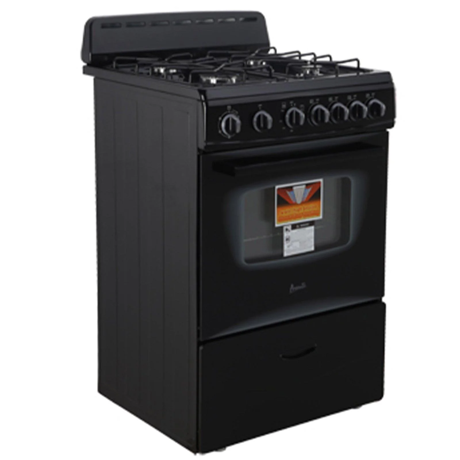 GR2414CW Avanti 24" Compact Gas Range Oven - White - Image 5