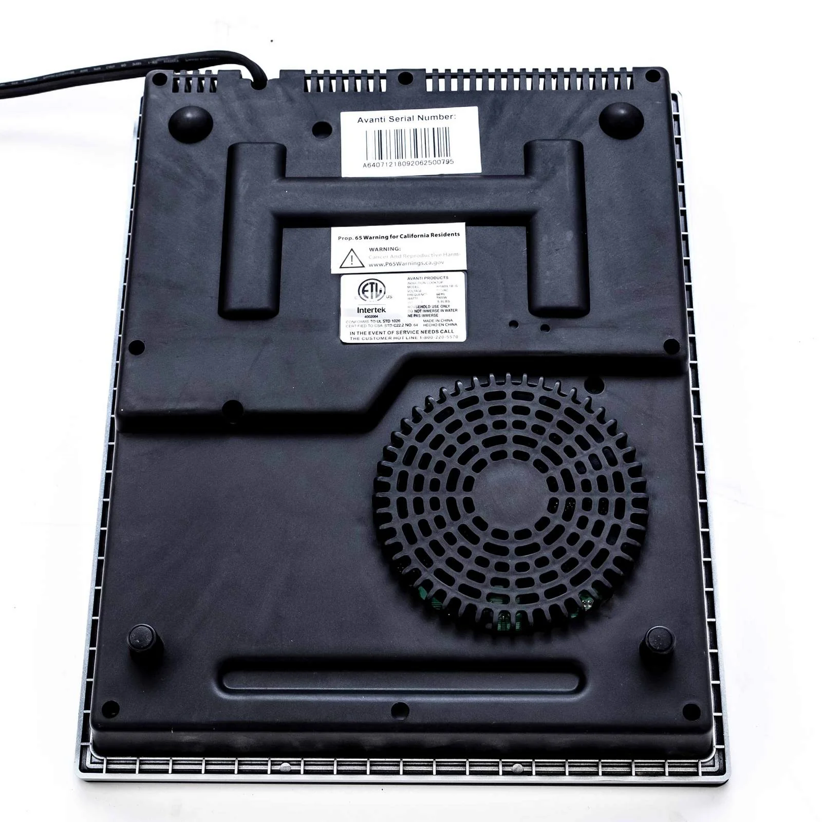 IH1800L1BIS Avanti 1800W Portable Induction Cooktop - Image 5